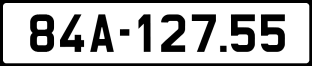 ảnh biển số xe 84A-127.55