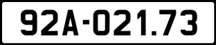 Thông tin biển số xe 92A-021.73 ảnh biển số xe 92A-021.73