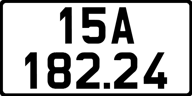 bien so xe 15A18224