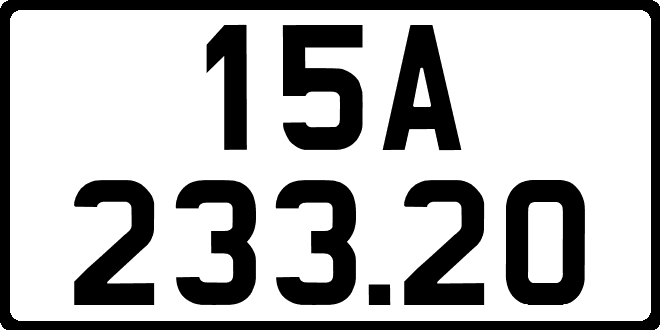 bien so xe 15A23320