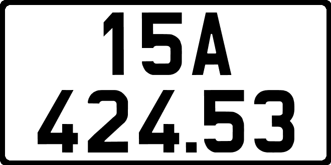 bien so xe 15A42453