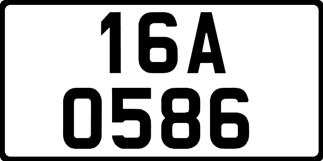 bien so xe 16A0586