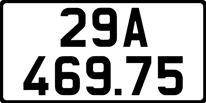 bien so xe 29A46975