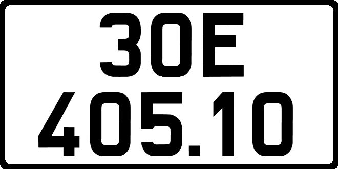 bien so xe 30E40510