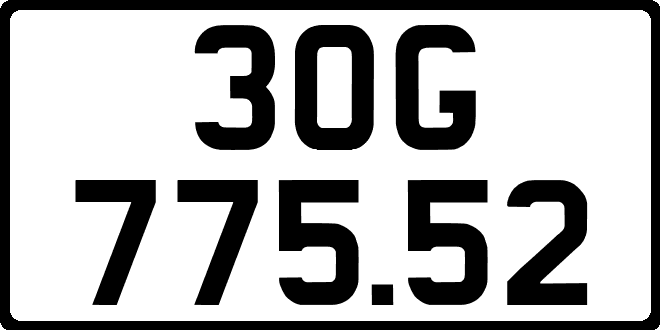 bien so xe 30G77552