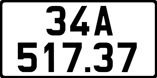 bien so xe 34A51737