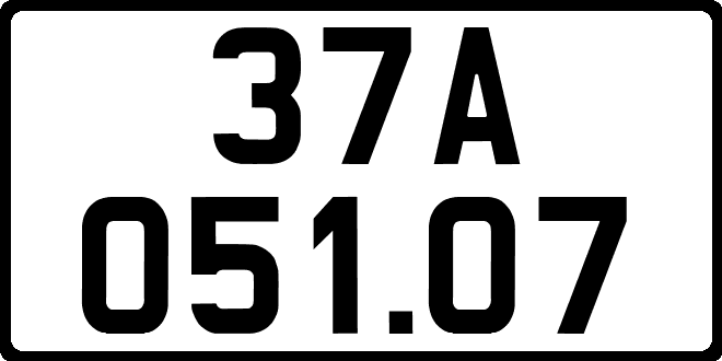bien so xe 37A05107