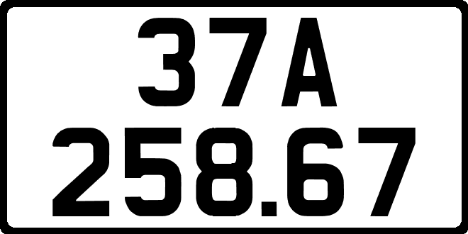 bien so xe 37A25867