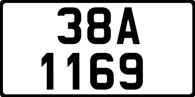 bien so xe 38A1169