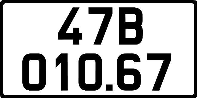 bien so xe 47B01067