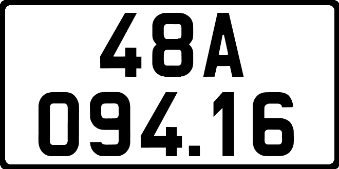 bien so xe 48A09416