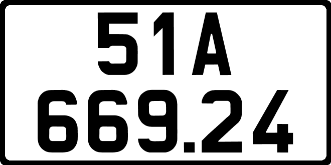 bien so xe 51A66924