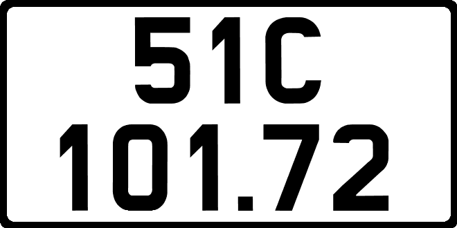 bien so xe 51C10172