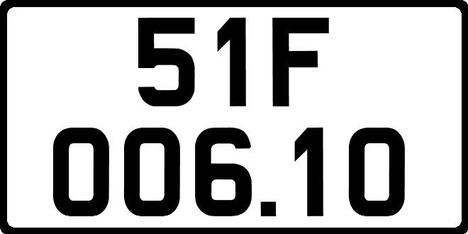bien so xe 51F00610