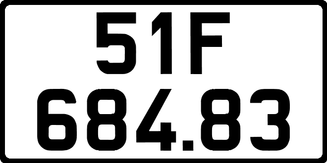bien so xe 51F68483