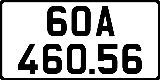 bien so xe 60A46056