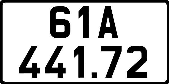 bien so xe 61A44172