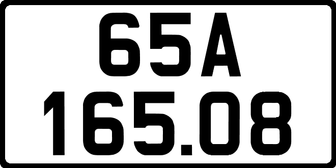 bien so xe 65A16508
