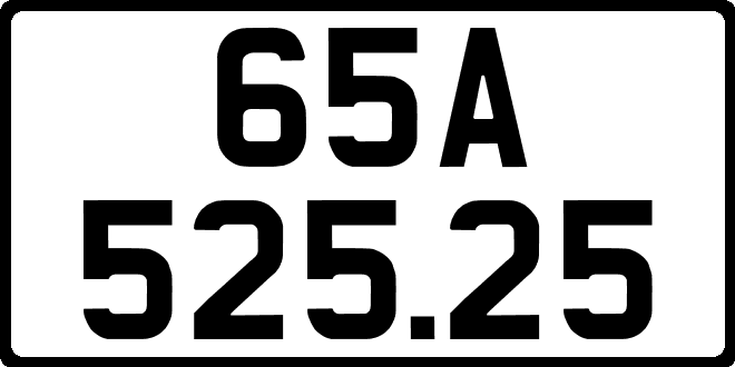 bien so xe 65A52525