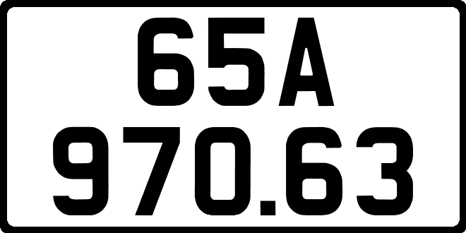 bien so xe 65A97063