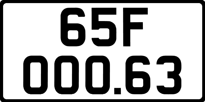 bien so xe 65F00063
