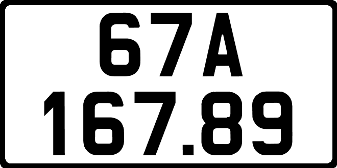 67A16789