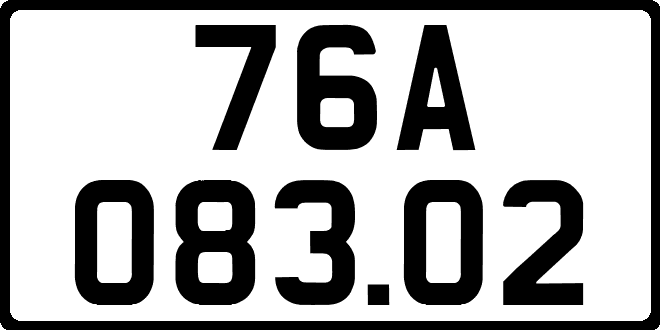bien so xe 76A08302