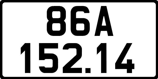 bien so xe 86A15214