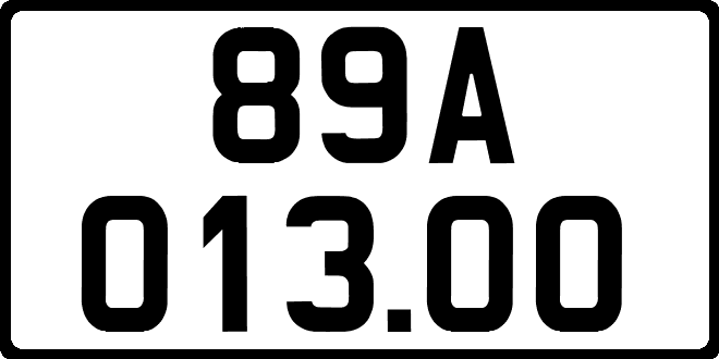 bien so xe 89A01300