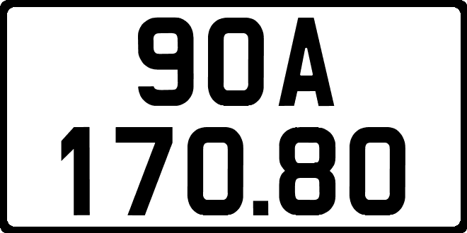 bien so xe 90A17080