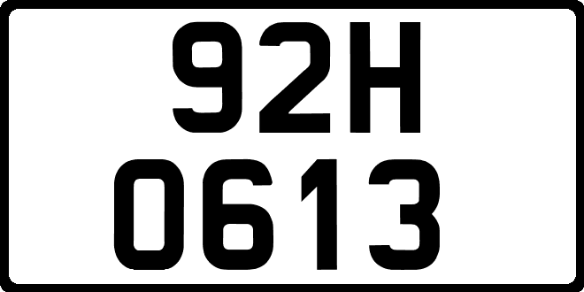 bien so xe 92H0613