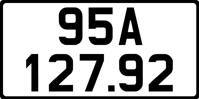 bien so xe 95A12792