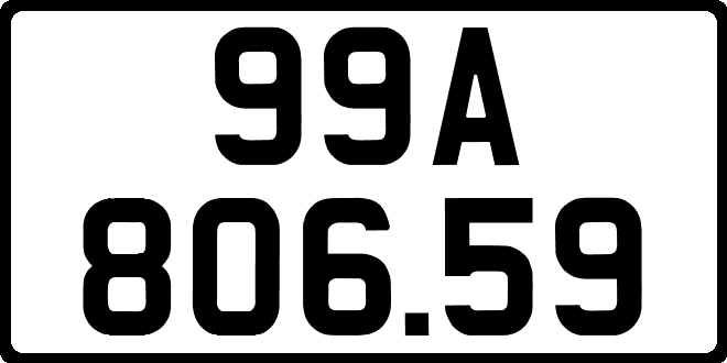bien so xe 99A80659